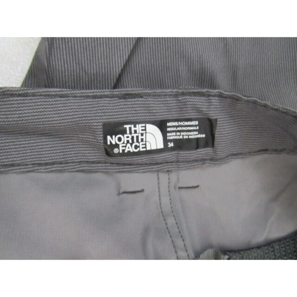 Recent‎ The North Face Men's Gray Thin Stripe Logo Nylon Shorts Size 34